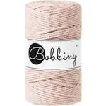 Bobbiny 3PLY Macrame Rope 3 mm 100 m Pastel Pink Konac