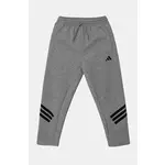 Dječji donji dio trenirke adidas boja: siva, s tiskom, JJ4811