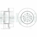 Kočni disk DELPHI BG4061