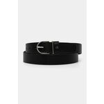 Kožni remen Calvin Klein za žene, boja: crna, K60K612860
