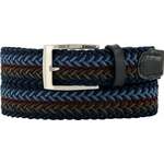 Alberto Multicolor Braided Black 100 cm Remen