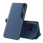 Side Clear View Standing Cover za Huawei P30 Lite Plavi
