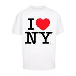 Men's T-shirt I Love NY Oversize white bijela