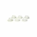 ŠALICE SET S TANJURIĆIMA ZA KAVU 80 ml 6/1