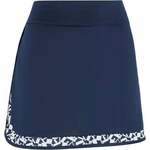 Callaway 17” Tow-Tone Geo Blocked Womens Skort Peacoat XS