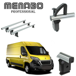 Krovni nosači za PEUGEOT Boxer III - L1,L2,L3,L4-H1,H2,H3 2014> 3 poprečne šipke+ graničnici