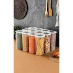 Set kutija za pohranu (12 komada), Bijela, Foly Square 1,75 - 12