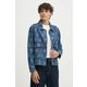 Traper jakna Pepe Jeans LOA JACQUARD za žene, za prijelazno razdoblje, oversize, PL402483