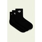 ADIDAS ORIGINALS Čarape 'MID ANKLE SCK' crna / bijela
