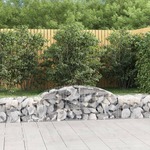 vidaXL Lučne gabionske košare 20 kom 300x50x40/60 cm pocinčano željezo