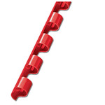 SPIRALA PLASTIČNA A4 FI-12MM 80L PK100 FORNAX CRVENA