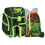 Spirit: T-Rex, 3D uzorak, LED školska torba set 5kom
