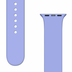 Silicone Strap APS remen za Apple Watch Ultra / 8/7/6/5/4/3/2 / SE (45/44 / 42mm): purple