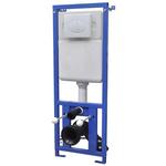 vidaXL Ugradivi visoki vodokotlić 11 L 41 x 14 x (110-125) cm