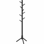 Vasagle wooden hanger black RCR004B01