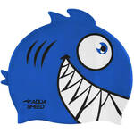AQUA SPEED Kids's Swimming Cap ZOO Pirana 01 Navy Blue Other