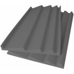 Mega Acoustic WAVE Panel AB 120x60 Light Gray Apsorpcijska ploča od pjene