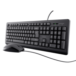 Tipkovnica + miš TRUST Basics, crni, USB 24645