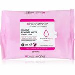 Brushworks Makeup Remover Wipes maramice za skidanje pudera 25 kom