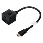Splitter video Lanberg AD-0019-BK HDMI 2x HDMI