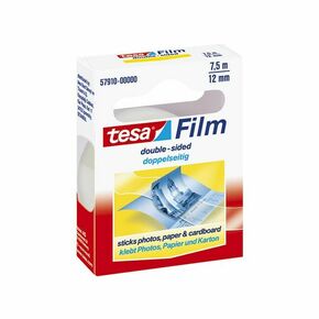 Tesa 57910-00000-02 dvostrana ljepljiva traka tesafilm® prozirna (D x Š) 7.5 m x 12 mm 1 St.