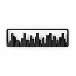 Crna plastična zidna vješalica Skyline - Umbra