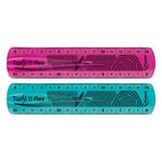 Ravnalo 15 cm Twist'n flex sort boje Maped...