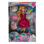 Dream Girl lutka u pink koktel haljini sa dodacima 29cm