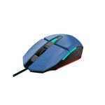 Trust GXT 109 Felox gaming miš, optički, žični, 6400 dpi, 60 IPS, 20G, bijeli/crni/plavi/rozi