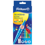 Boje drvene 12boja Silverino Pelikan 700634 blister