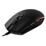 Logitech G203 žičani miš, bijeli/crni