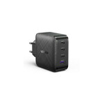UGREEN GaN Tech zidni punjač 65W, 1×USB-A/3×USB-C, PD3.0/QC4.0+, crni 70774