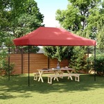 vidaXL Sklopivi prigodni šator za zabave bordo 440x292x315 cm