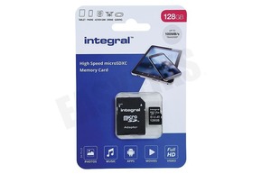 SecureDigital MicroSD 128GB Integral UltimaX SDXC CL10