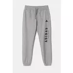Dječji donji dio trenirke adidas boja: siva, melanž, JC7640