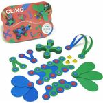 Clixo Crew paket magnetskih blokova, zelene i plave