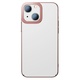 Baseus Glitter Transparent Case za iPhone 13 (roza)