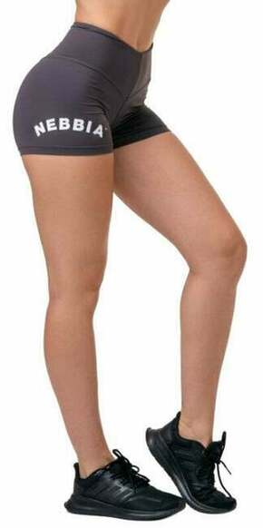 Nebbia Classic Hero High-Waist Shorts Marron XS Fitness hlače
