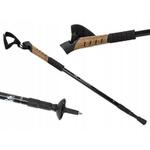 Štapovi za planinarenje Nordic Walking s plutenom ručkom, 135 cm, 2 kom, crveni