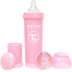 Twistshake dječja bočica Anti-Colic, 330 ml, roza