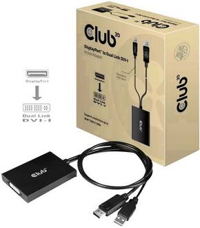 CLUB3D DisplayPort 1.2/1.2a DVI-I transformator Crno 60cm CAC-1010