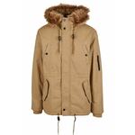 Brandit Lagana parka 'Fish Tail' čokolada / svijetlosmeđa / crna