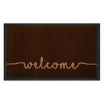 Smeđi otirač Hanse Home Welcome, 45 x 75 cm