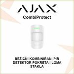 AJAX CombiProtect BEŽIČNI KOMBINIRANI DETEKTOR POKRETA I LOMA STAKLA