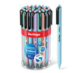 Berlingo, automatska kemijska olovka, plava, 30 kom, 0,7 mm, Instinct