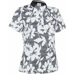 Callaway Textured Abstract Floral Womens Caviar XS Polo majica
