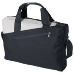 Torba poslovna 34,5x6x24cm crno/siva