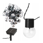 MG Solar Bulb solarni lanac 3.5m, crno