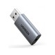 Adapter UGREEN, USB-A na 3.5mm, sivi