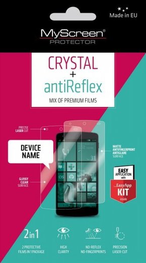 MyScreen Protector zaštitna folija Crystal + AntiReflex za Samsung Galaxy Xcover 4